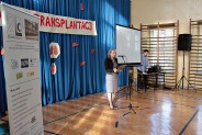 Dzień Transplantacji w II LO im. Jana Matejki w Siemianowicach Śląskich.