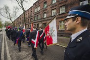 Odsłonięcie posągu św. Floriana na plantach przy kościele św. Antoniego.