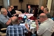 Spotkanie z wędkarzami w willi Fitznera