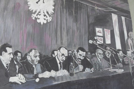 Podpisanie porozumień sierpniowych w Gdańsku - graffiti