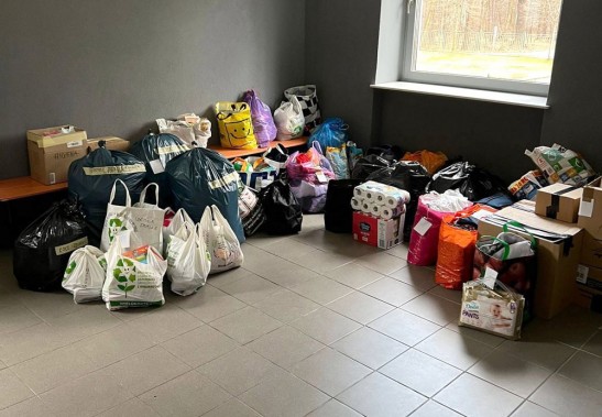 Zbiórka darów dla Ukrainy w Miejskim Ośrodku Sportu i Rekreacji