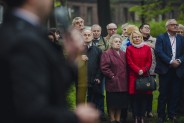 Odsłonięcie posągu św. Floriana na plantach przy kościele św. Antoniego.