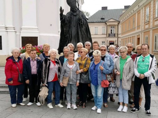 Seniorzy z Wrzosów na wycieczce