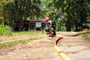 Akcja siemianowickich strażaków na Rzęsie.