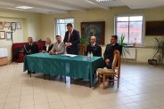 Podpisanie umowy na dofinansowanie siemianowickiej Ochotniczej Straży Pożarnej.