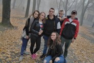 Grupa projektowa podczas zbierania materiałów – Góra Świętej Anny.