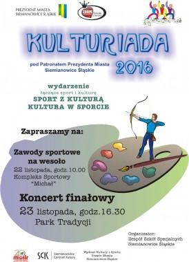 Kulturiada 2016 - plakat