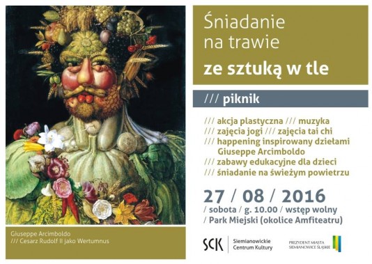 Śniadanie na trawie - plakat