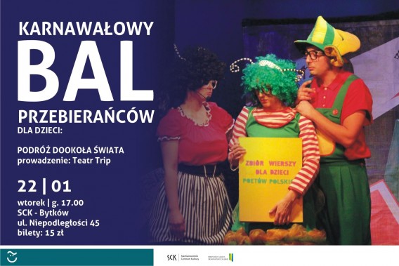 Karnawałowy Bal Przebierańców - plakat