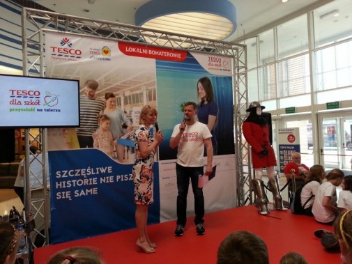 Uroczystość wręczenia nagród  Tesco