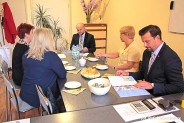 Wiceminister zdrowia Krzysztof Łanda w Szpitalu Miejskim