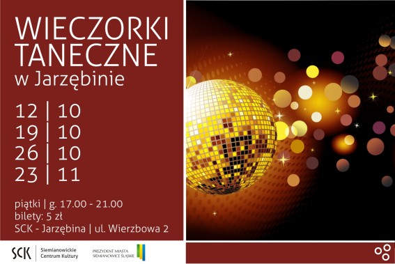 Wieczorek taneczny w Jarzębinie - plakat