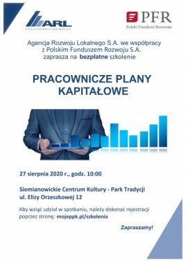 Plakat szkolenia
