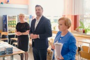 Nagrodzeni przez prezydenta miasta uczniowie siemianowickich szkół.