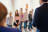 Nagrodzeni przez prezydenta miasta uczniowie siemianowickich szkół.
