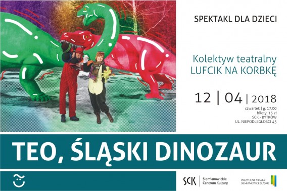 Teo, śląski dinozaur - plakat