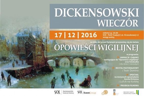 Dickensowski wieczór - plakat