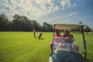 Gracz na polu golfowym