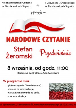 Narodowe Czytanie - plakat