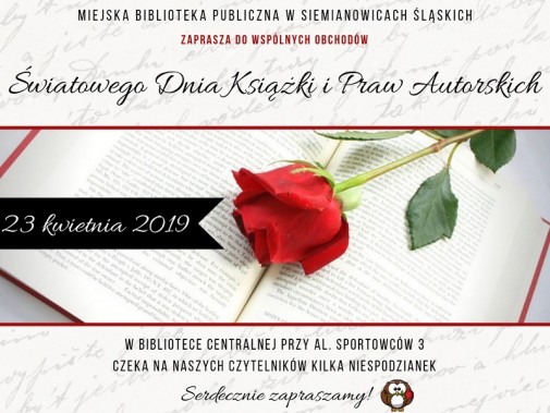 Światowy Dzień Książki - plakat