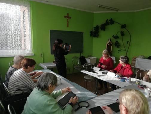 Członkowie stowarzyszenia podczas szkolenia