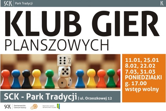 Klub Gier Planszowych - plakat