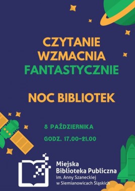 Noc Bibliotek - plakat