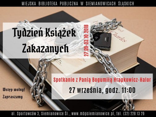 Tydzień książek zakazanych - plakat