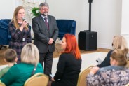 Prowadzący imprezę Anna Moj-Łukasik i Mirosław Domin.