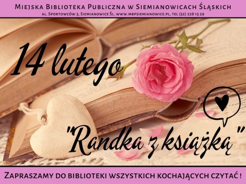 Randka z książką - plakat
