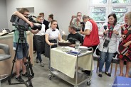 Uroczyste podpisanie umowy dotyczącej współpracy pomiędzy zakładem piekarniczo-cukierniczym…