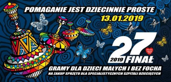 27. finał Wielkiej Orkiestry Świątecznej Pomocy - plakat