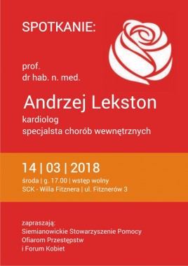 Plakat prelekcji