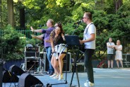 Zespół Disco Polo Show rozgrzewał dzisiaj publiczność Amfiteatru