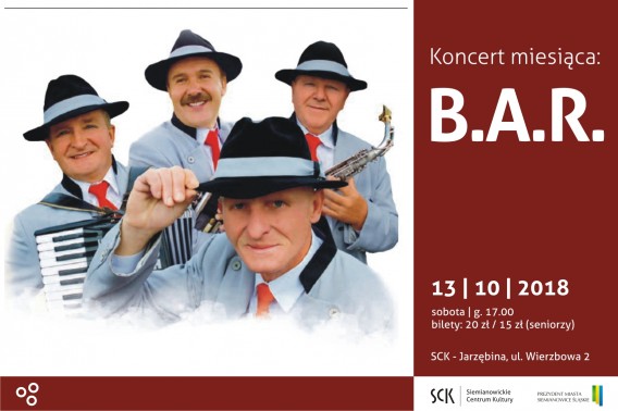 Koncert Miesiąca - B.A.R. - plakat