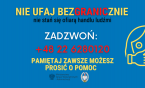 Ostrzeżenie dla uchodźców przed handlarzami ludźmi