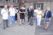 Wiceminister zdrowia Krzysztof Łanda w Szpitalu Miejskim
