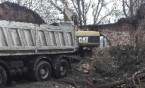 Rozbiórka tunelu przy Michałkowickiej