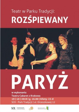 Rozśpiewany Paryż - plakat