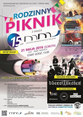 Piknik Rodzinny z MMJ - plakat