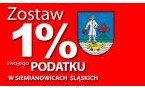 Zostaw 1 proc. podatku siemianowickim organizacjom