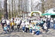 Zawodnicy Biegu Wiosny i Nordic Walking