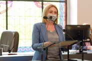 Agnieszka Gładysz, I Zastępca Prezydenta Miasta Siemianowice Śląskie podczas w XXXV sesji Rady…
