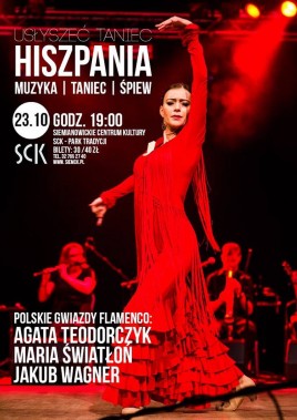 "Usłyszeć taniec - Hiszpania" - plakat
