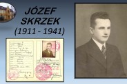 Slajd z prezentacji o życiu i działalności Józefa Skrzeka