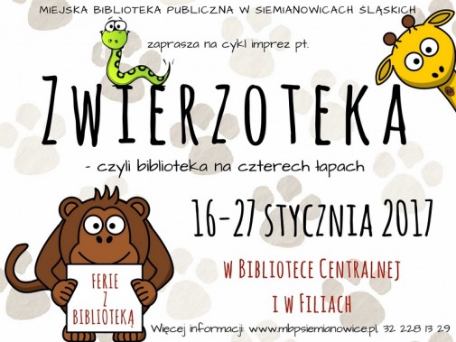 Zwierzoteka - plakat