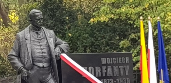 Odsłonięcie pomnika Wojciecha Korfantego w Warszawie.