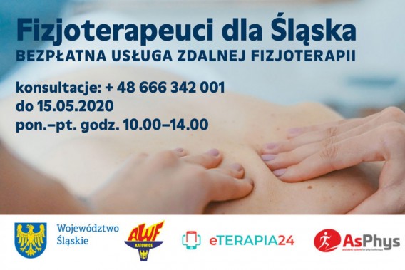 Do 15 maja można korzystać z fizjoterapeutów drogą wirtualną.