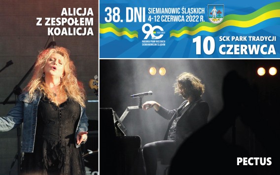38. Dni Siemianowic Śląskich - infografika imprez piątkowych.