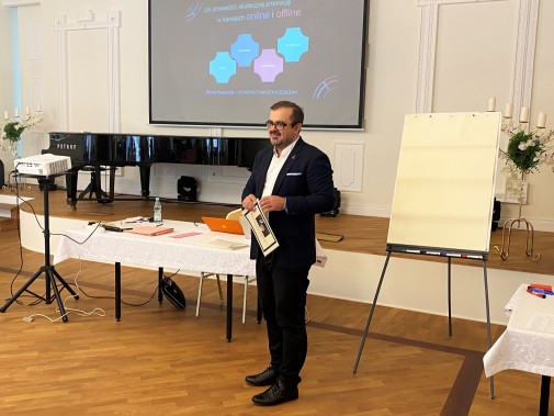 Prelegent prowadzący warsztaty